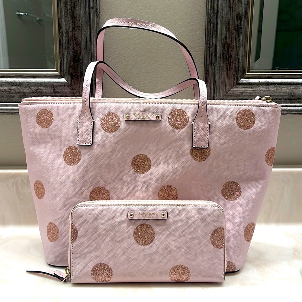 Kate Spade. Purse & wallet. Used a couple times.
